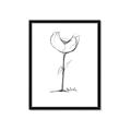 Picture of Single Flower II  _GroupedProduct_Rectangle_Portrait_Framed_Matted_