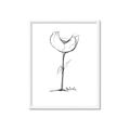 Picture of Single Flower II  _GroupedProduct_Rectangle_Portrait_Framed_Matted_