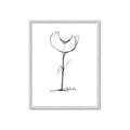 Picture of Single Flower II  _GroupedProduct_Rectangle_Portrait_Framed_Matted_