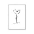 Picture of Single Flower II  _GroupedProduct_Rectangle_Portrait_Framed_Matted_