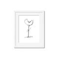 Picture of Single Flower II  _GroupedProduct_Rectangle_Portrait_Framed_Matted_