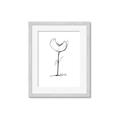 Picture of Single Flower II  _GroupedProduct_Rectangle_Portrait_Framed_Matted_