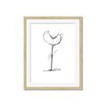 Picture of Single Flower II  _GroupedProduct_Rectangle_Portrait_Framed_Matted_
