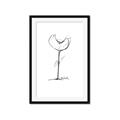 Picture of Single Flower II  _GroupedProduct_Rectangle_Portrait_Framed_Matted_