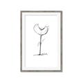Picture of Single Flower II  _GroupedProduct_Rectangle_Portrait_Framed_Matted_