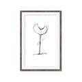 Picture of Single Flower II  _GroupedProduct_Rectangle_Portrait_Framed_Matted_