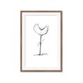 Picture of Single Flower II  _GroupedProduct_Rectangle_Portrait_Framed_Matted_