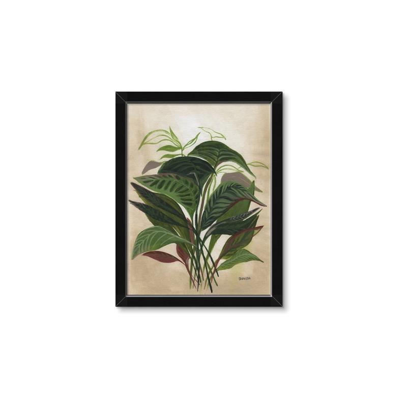 Picture of Tropical Greens _GroupedProduct_Rectangle_Portrait_Framed_Matted_