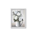 Picture of White Carnation _GroupedProduct_Rectangle_Portrait_Framed_Matted_