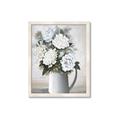 Picture of White Carnation _GroupedProduct_Rectangle_Portrait_Framed_Matted_