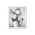Picture of White Carnation _GroupedProduct_Rectangle_Portrait_Framed_Matted_