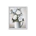 Picture of White Carnation _GroupedProduct_Rectangle_Portrait_Framed_Matted_