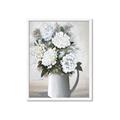 Picture of White Carnation _GroupedProduct_Rectangle_Portrait_Framed_Matted_