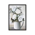 Picture of White Carnation _GroupedProduct_Rectangle_Portrait_Framed_Matted_