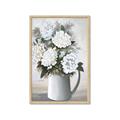 Picture of White Carnation _GroupedProduct_Rectangle_Portrait_Framed_Matted_
