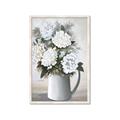 Picture of White Carnation _GroupedProduct_Rectangle_Portrait_Framed_Matted_