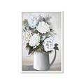 Picture of White Carnation _GroupedProduct_Rectangle_Portrait_Framed_Matted_