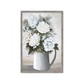 Picture of White Carnation _GroupedProduct_Rectangle_Portrait_Framed_Matted_