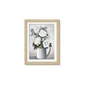 Picture of White Carnation _GroupedProduct_Rectangle_Portrait_Framed_Matted_