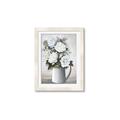 Picture of White Carnation _GroupedProduct_Rectangle_Portrait_Framed_Matted_