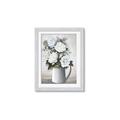 Picture of White Carnation _GroupedProduct_Rectangle_Portrait_Framed_Matted_
