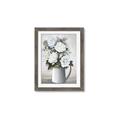 Picture of White Carnation _GroupedProduct_Rectangle_Portrait_Framed_Matted_