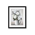 Picture of White Carnation _GroupedProduct_Rectangle_Portrait_Framed_Matted_