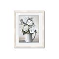 Picture of White Carnation _GroupedProduct_Rectangle_Portrait_Framed_Matted_