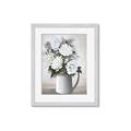 Picture of White Carnation _GroupedProduct_Rectangle_Portrait_Framed_Matted_