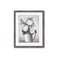 Picture of White Carnation _GroupedProduct_Rectangle_Portrait_Framed_Matted_