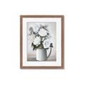 Picture of White Carnation _GroupedProduct_Rectangle_Portrait_Framed_Matted_