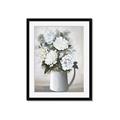 Picture of White Carnation _GroupedProduct_Rectangle_Portrait_Framed_Matted_