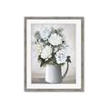 Picture of White Carnation _GroupedProduct_Rectangle_Portrait_Framed_Matted_