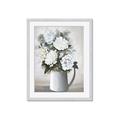 Picture of White Carnation _GroupedProduct_Rectangle_Portrait_Framed_Matted_