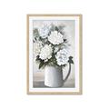 Picture of White Carnation _GroupedProduct_Rectangle_Portrait_Framed_Matted_