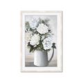 Picture of White Carnation _GroupedProduct_Rectangle_Portrait_Framed_Matted_