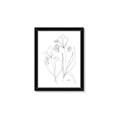 Picture of Stencil Floral Art II _GroupedProduct_Rectangle_Portrait_Framed_Matted_