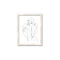 Picture of Stencil Floral Art II _GroupedProduct_Rectangle_Portrait_Framed_Matted_
