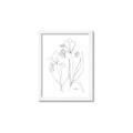 Picture of Stencil Floral Art II _GroupedProduct_Rectangle_Portrait_Framed_Matted_