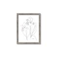 Picture of Stencil Floral Art II _GroupedProduct_Rectangle_Portrait_Framed_Matted_