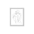 Picture of Stencil Floral Art II _GroupedProduct_Rectangle_Portrait_Framed_Matted_