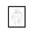 Picture of Stencil Floral Art II _GroupedProduct_Rectangle_Portrait_Framed_Matted_