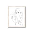 Picture of Stencil Floral Art II _GroupedProduct_Rectangle_Portrait_Framed_Matted_