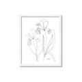 Picture of Stencil Floral Art II _GroupedProduct_Rectangle_Portrait_Framed_Matted_