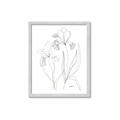 Picture of Stencil Floral Art II _GroupedProduct_Rectangle_Portrait_Framed_Matted_
