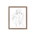 Picture of Stencil Floral Art II _GroupedProduct_Rectangle_Portrait_Framed_Matted_