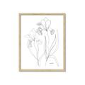 Picture of Stencil Floral Art II _GroupedProduct_Rectangle_Portrait_Framed_Matted_
