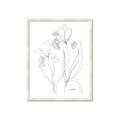 Picture of Stencil Floral Art II _GroupedProduct_Rectangle_Portrait_Framed_Matted_
