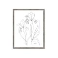 Picture of Stencil Floral Art II _GroupedProduct_Rectangle_Portrait_Framed_Matted_