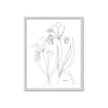 Picture of Stencil Floral Art II _GroupedProduct_Rectangle_Portrait_Framed_Matted_